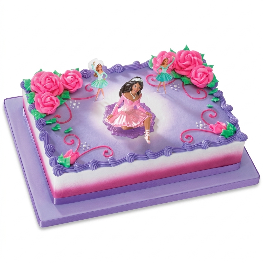 Ballerina Birthday Cake for Girls