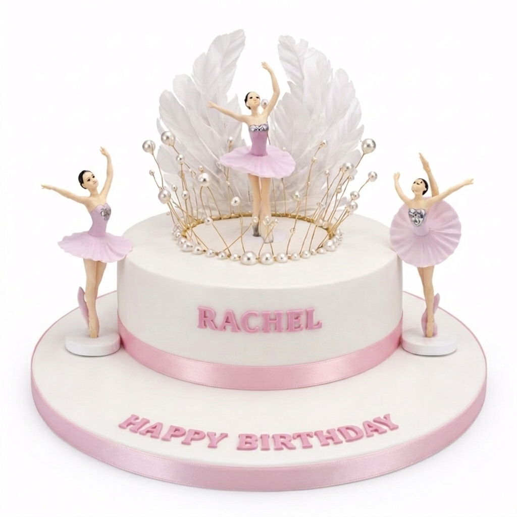 Ballerina Birthday Cake for Girls