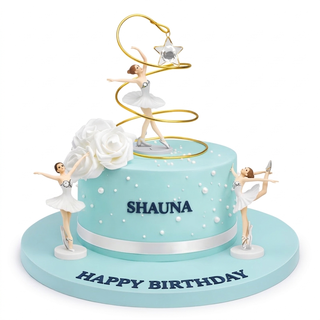 Ballerina Birthday Cake for Girls