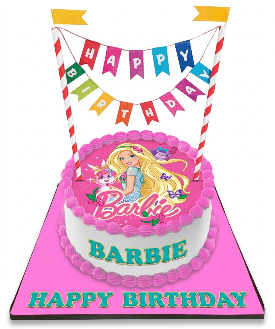 Barbie Birthday Cake for Girls