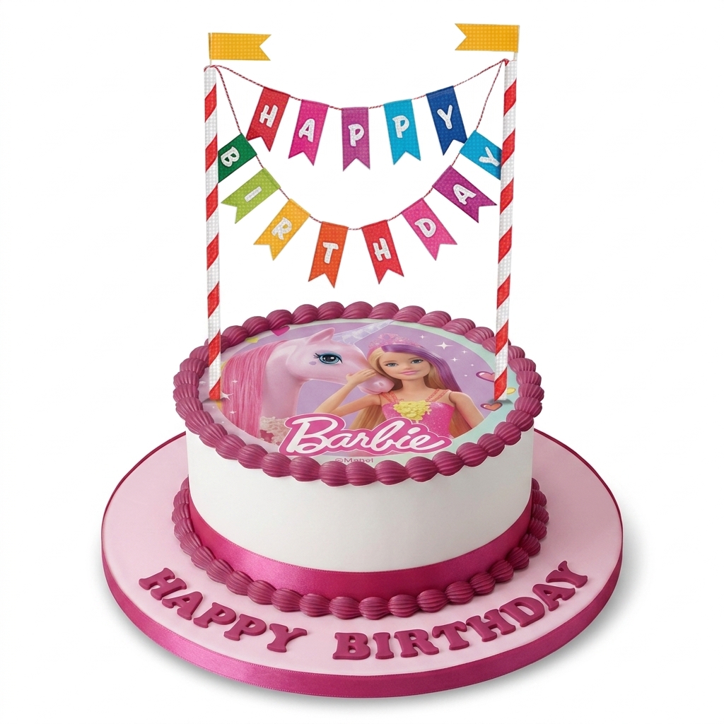 Barbie Birthday Cake for Girls
