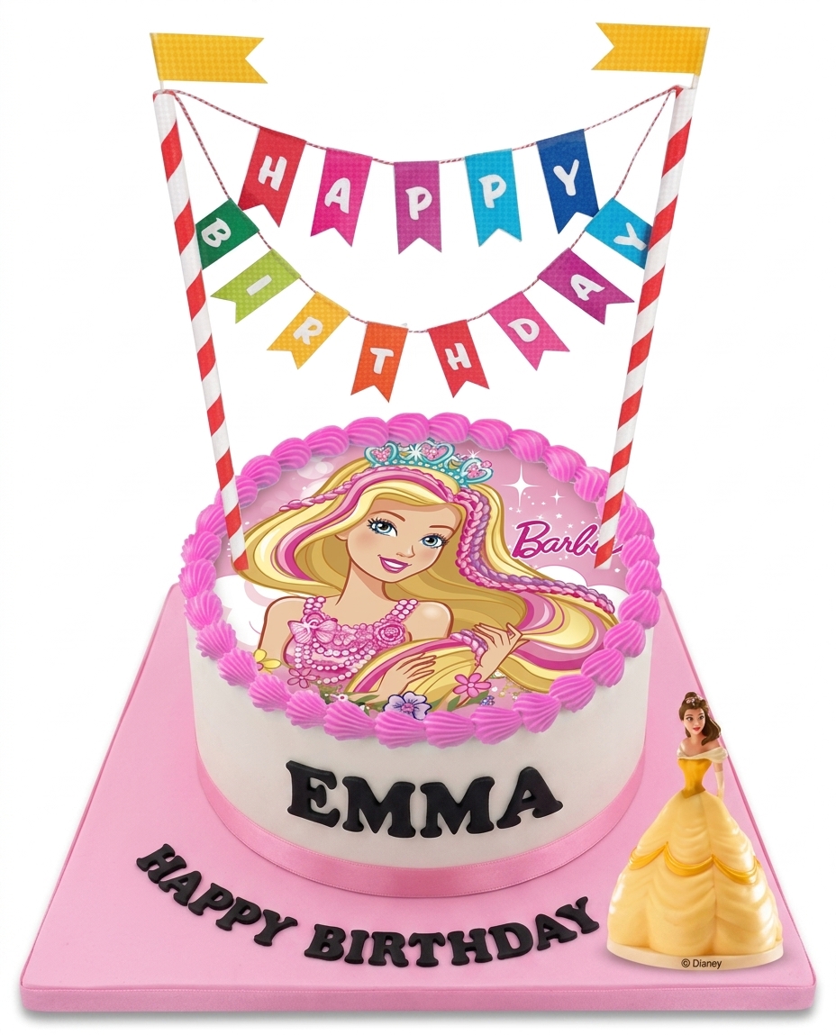 Barbie Birthday Cake for Girls