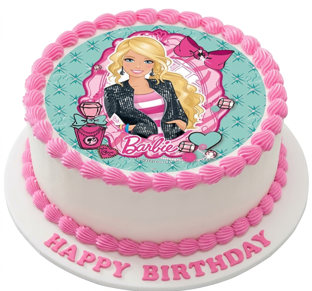 Barbie Birthday Cake for Girls