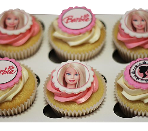 Barbie Theme Cupcakes