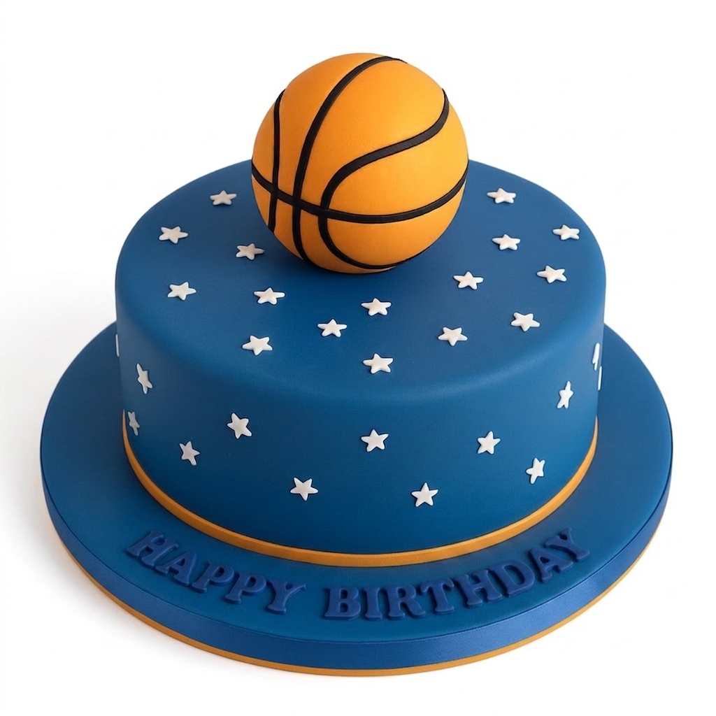 Basketball Birthday Cake