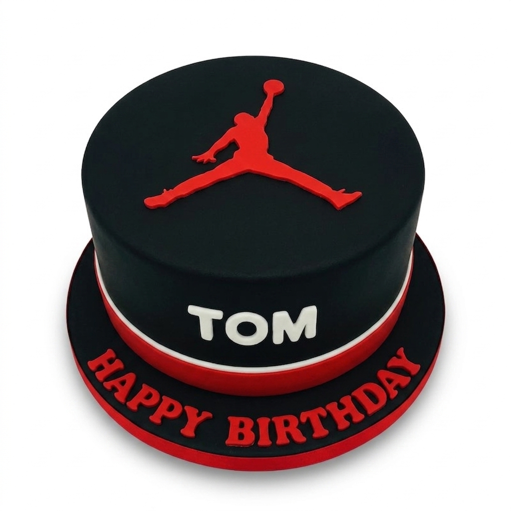 Jordan Logo Birthday Cake for Him