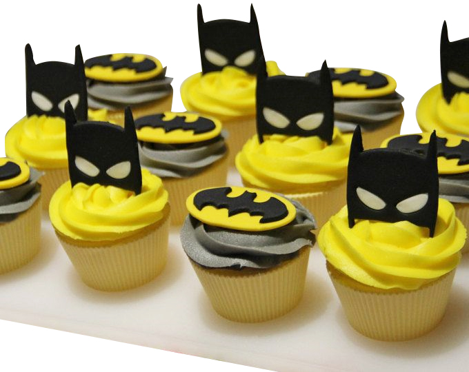Batman Theme Cupcakes
