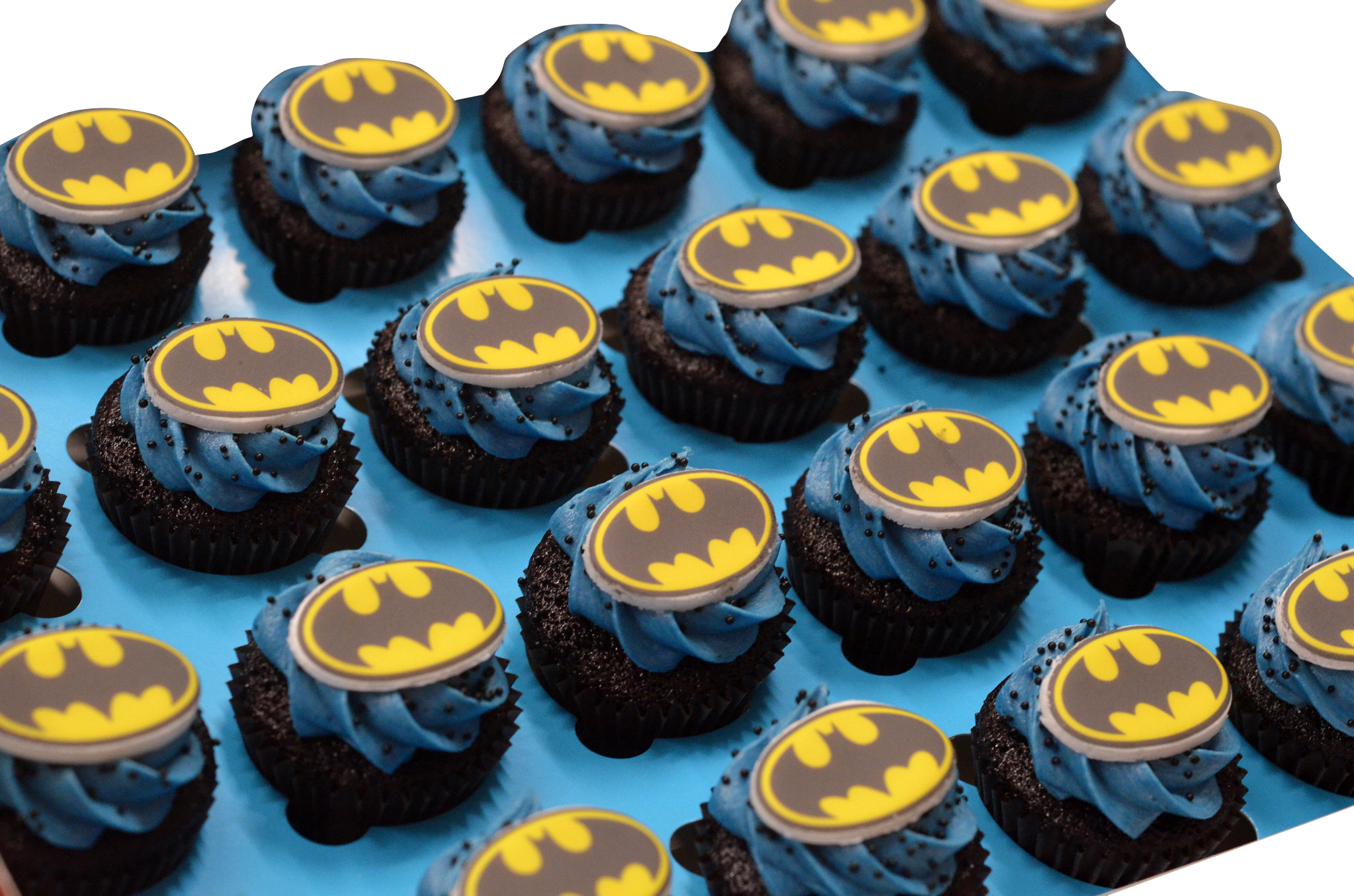 Batman Theme Cupcakes - Pack of 6