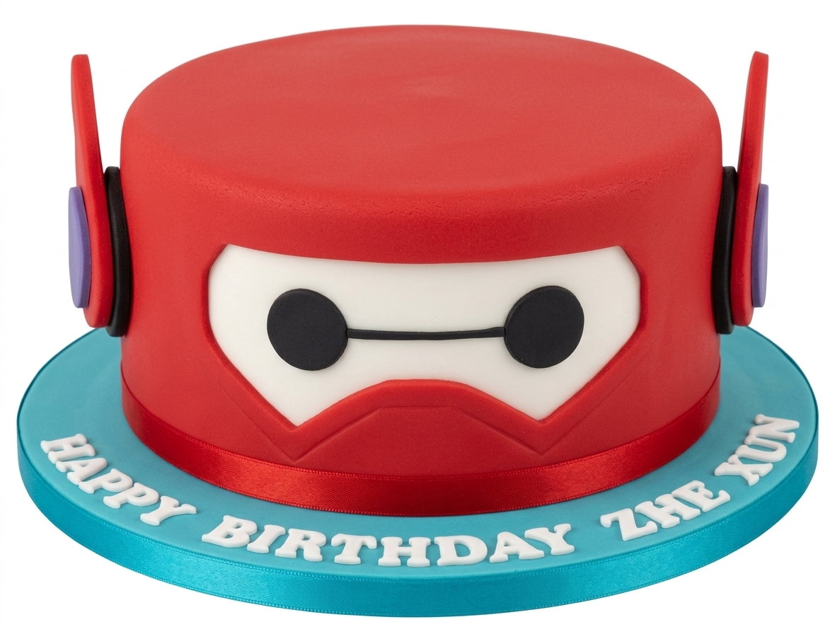 Baymax Birthday Cake for Kids