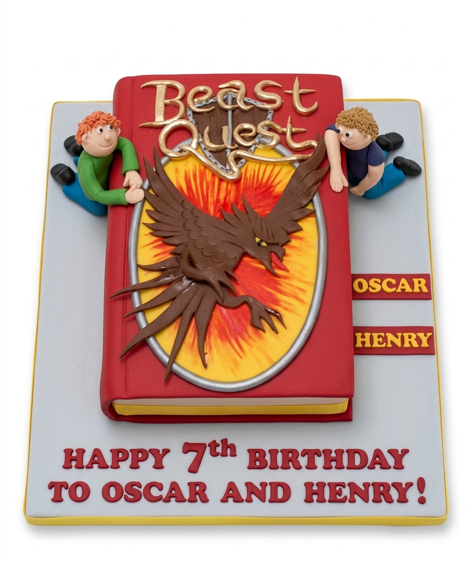 Beast Quest Adventure Birthday Cake for Kids