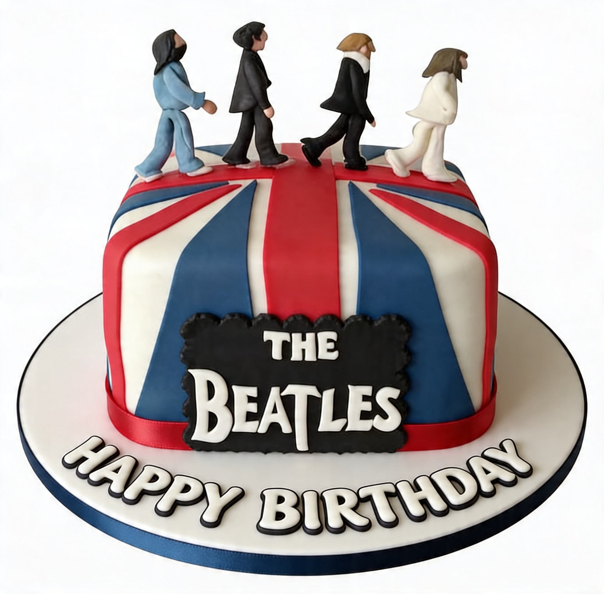 The Beatles Abbey Road Birthday Cake