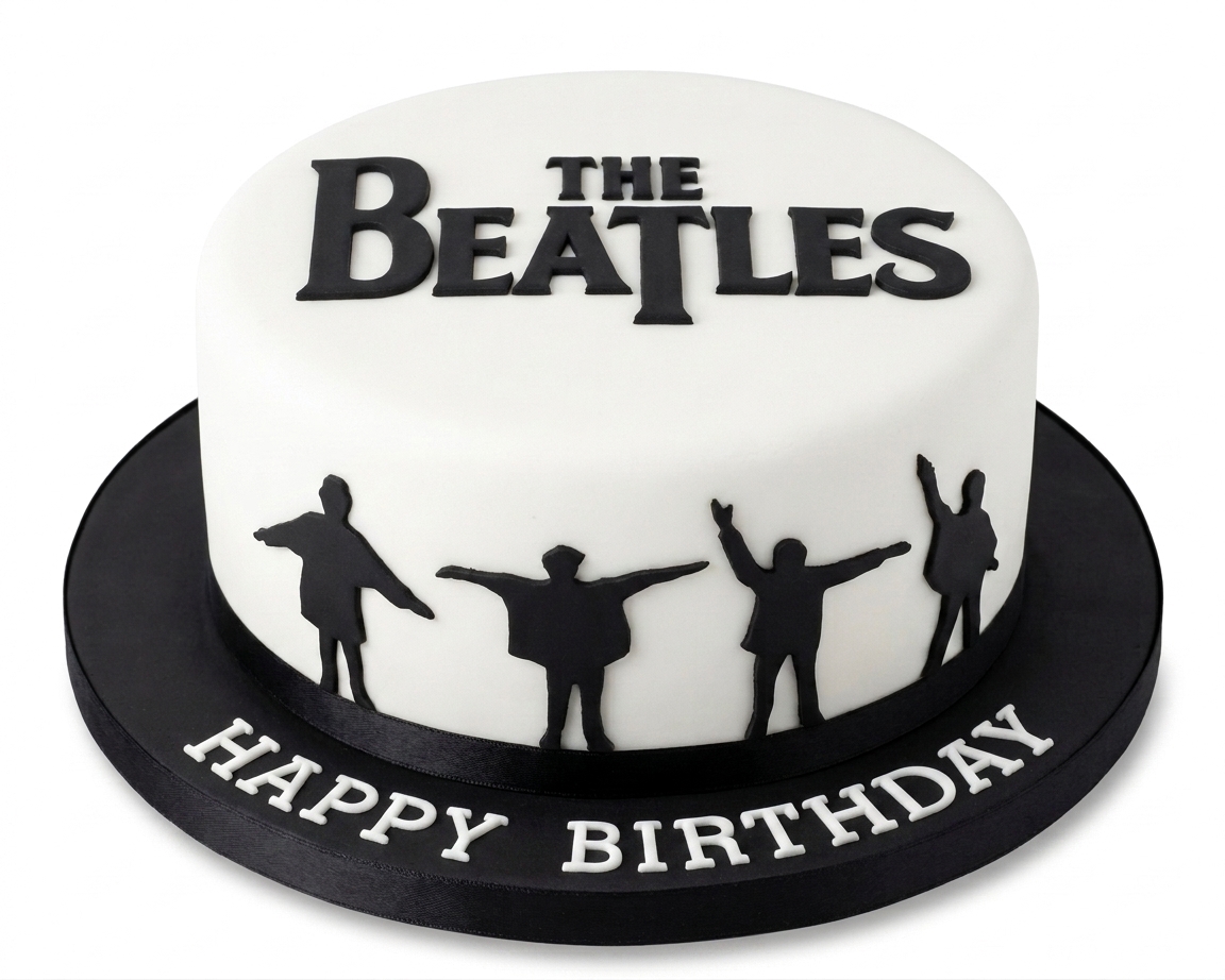 The Beatles Birthday Cake