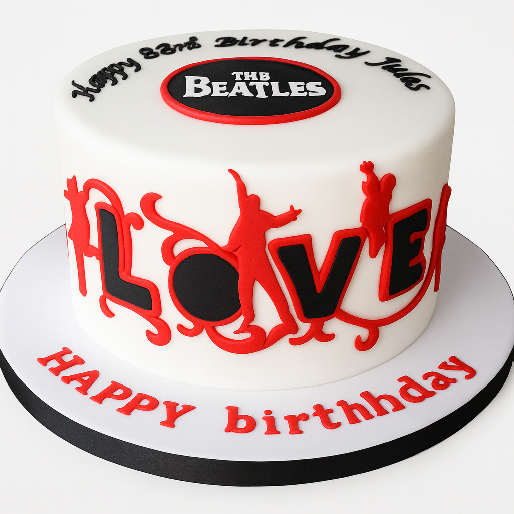 BEATLES cake