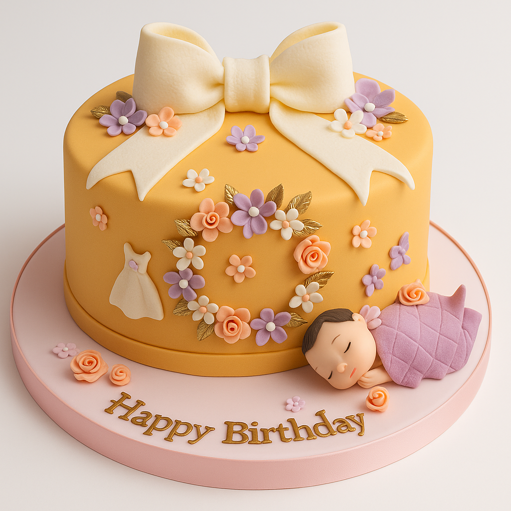 Beatrix Potter Christening cake