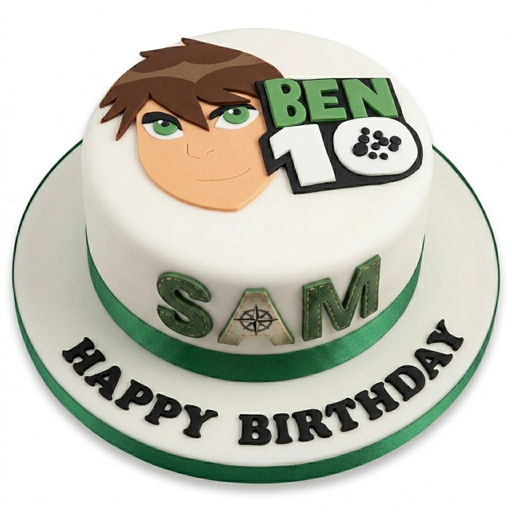 Ben 10 Character Birthday Cake for Kids