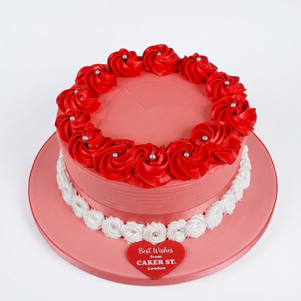 Floral Rose Birthday Cake for Her