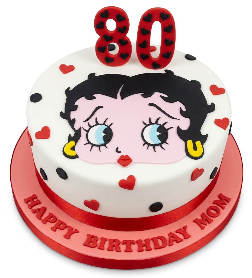 Betty Boop Birthday Cake