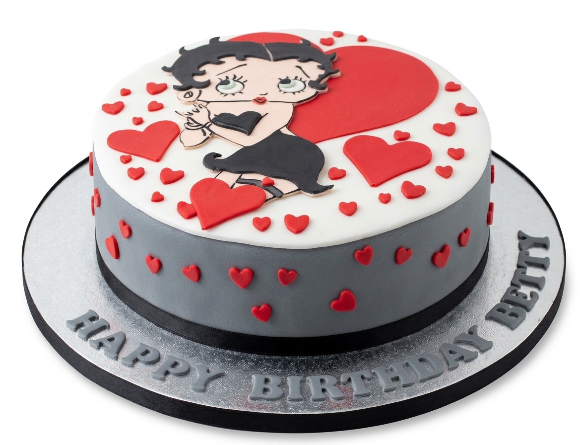 Betty Boop Birthday Cake