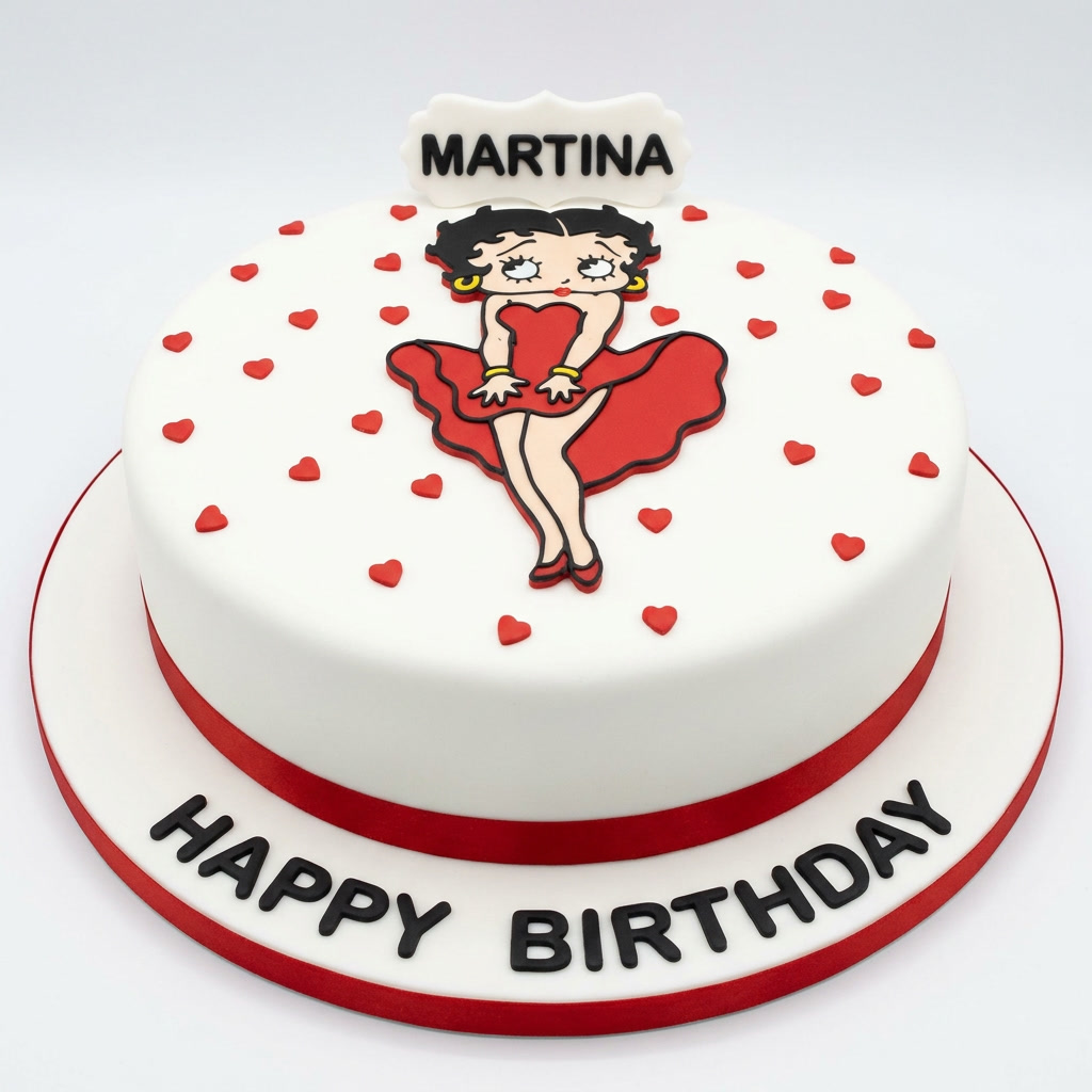 Betty Boop Birthday Cake