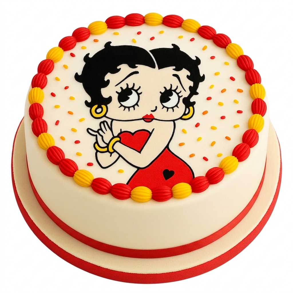 Betty Boop Birthday Cake