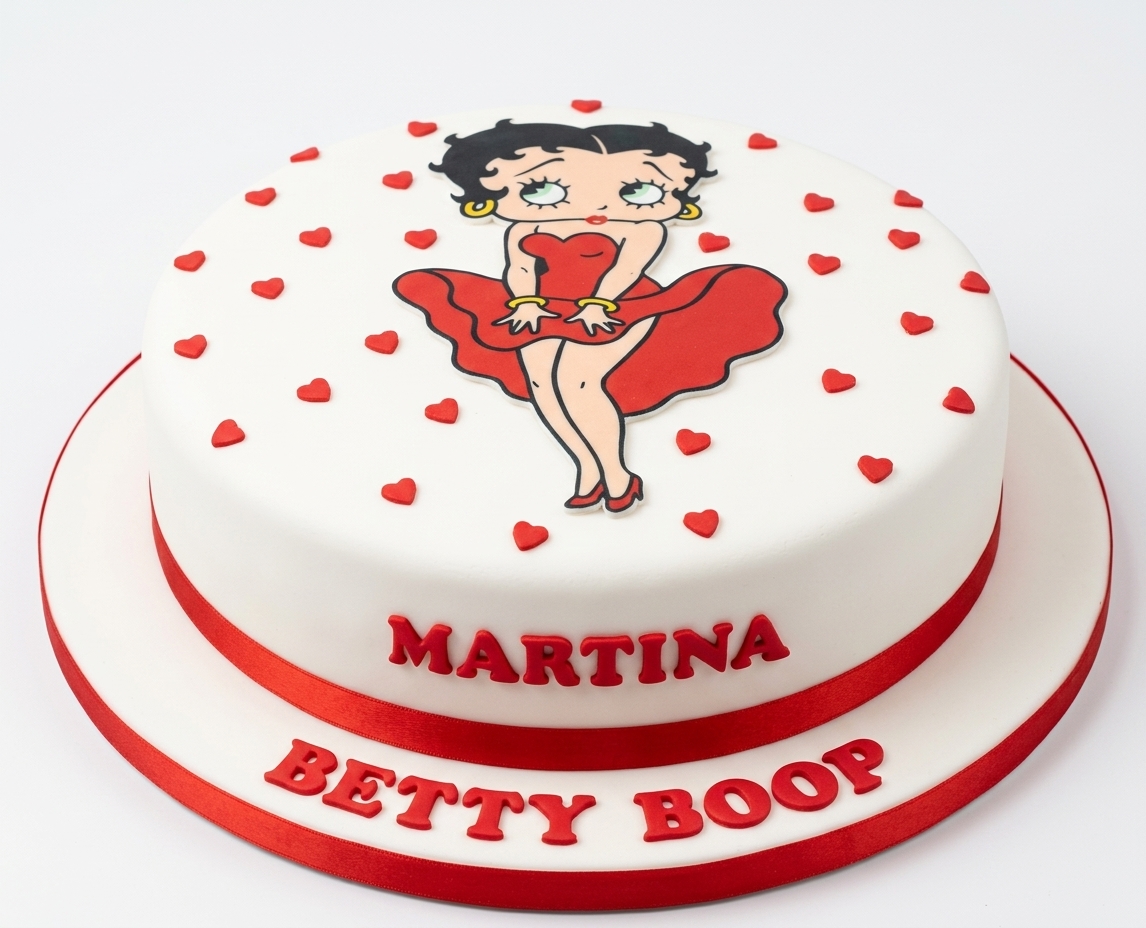 Betty Boop Birthday Cake