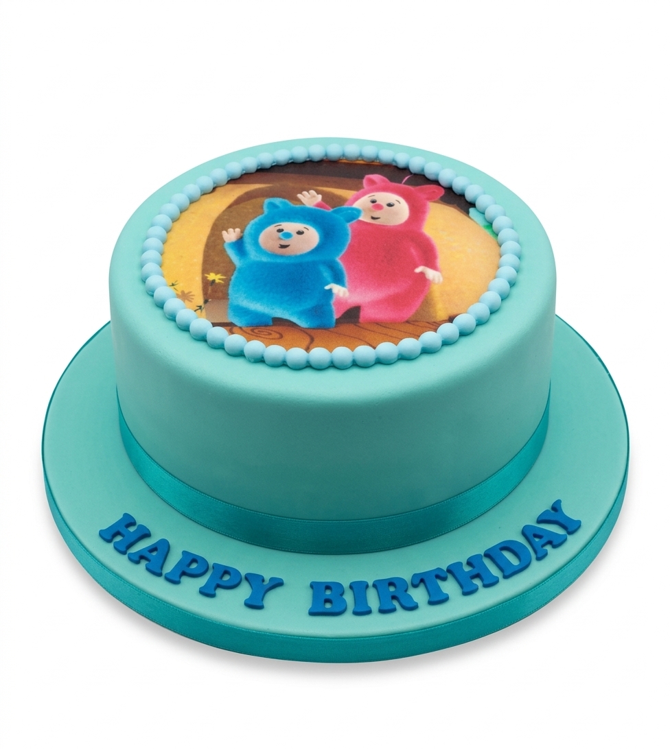 Kids Cartoon Character Birthday Cake