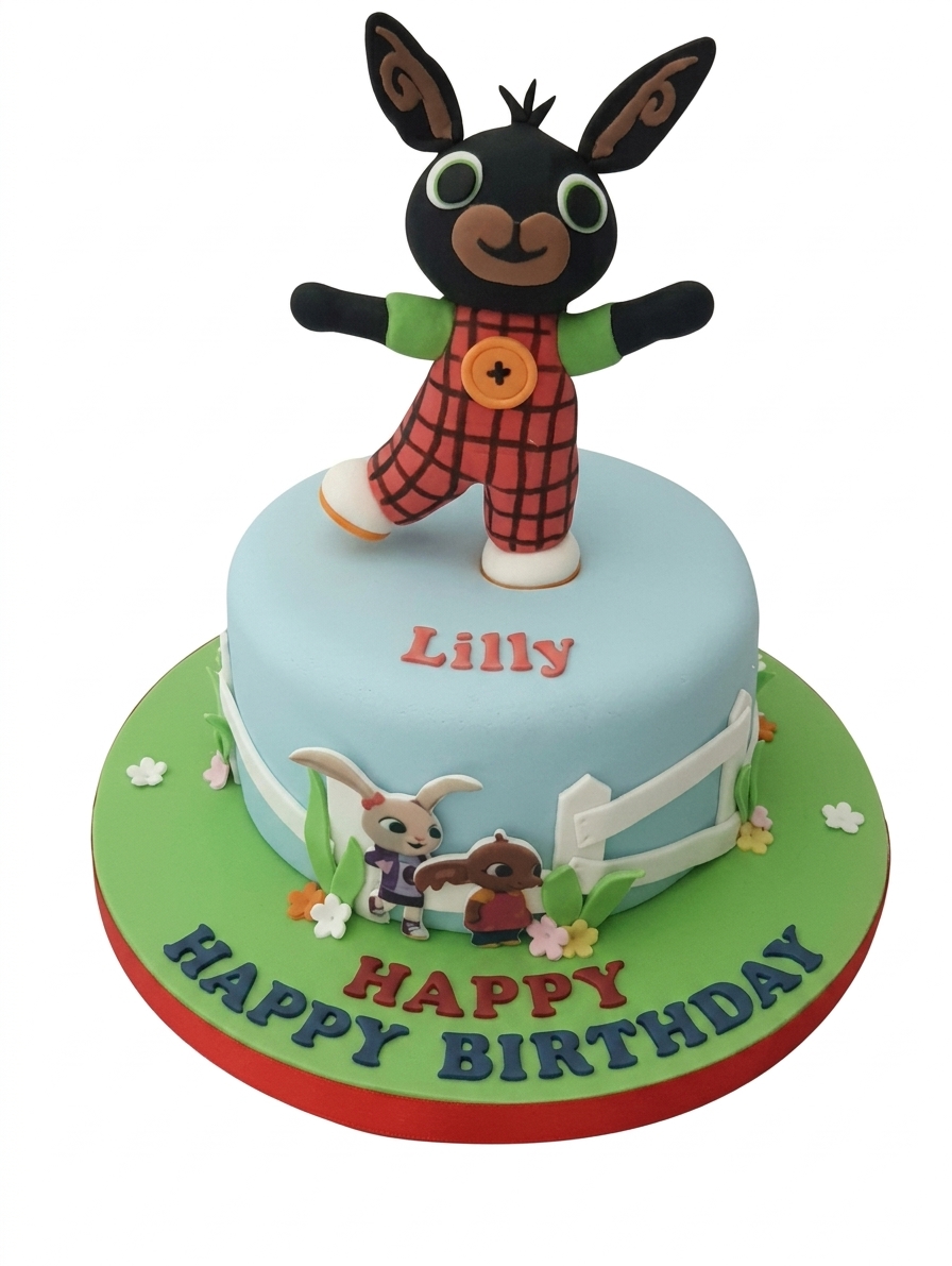 Bing Bunny Birthday Cake