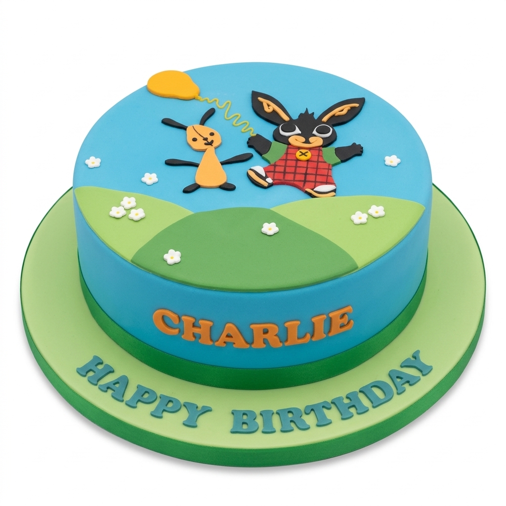 Bing Bunny Kids Birthday Cake