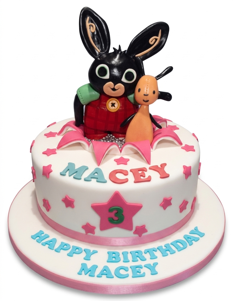 Bing Bunny Kids Birthday Cake