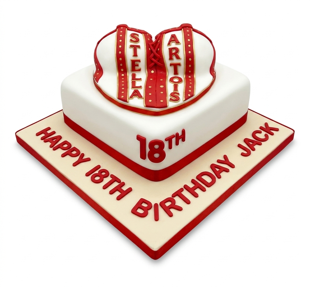 Stella Artois Birthday Cake