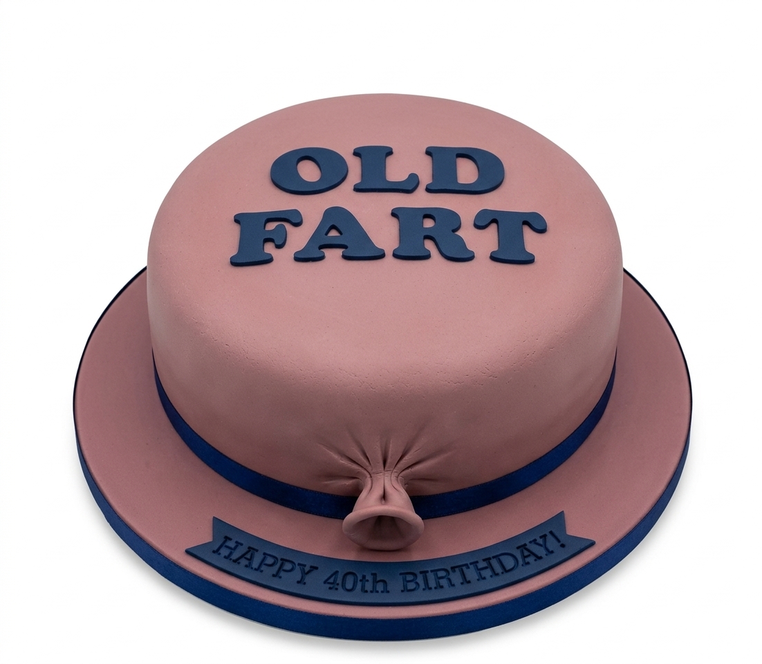 Old Fart Humorous Birthday Cake