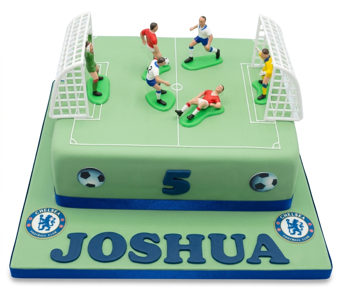 Chelsea Football Birthday Cake
