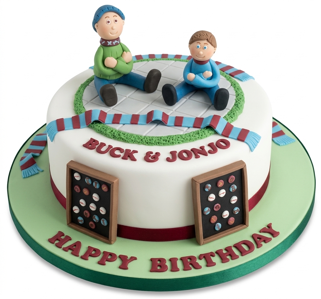 West Ham Football Fan Birthday Cake