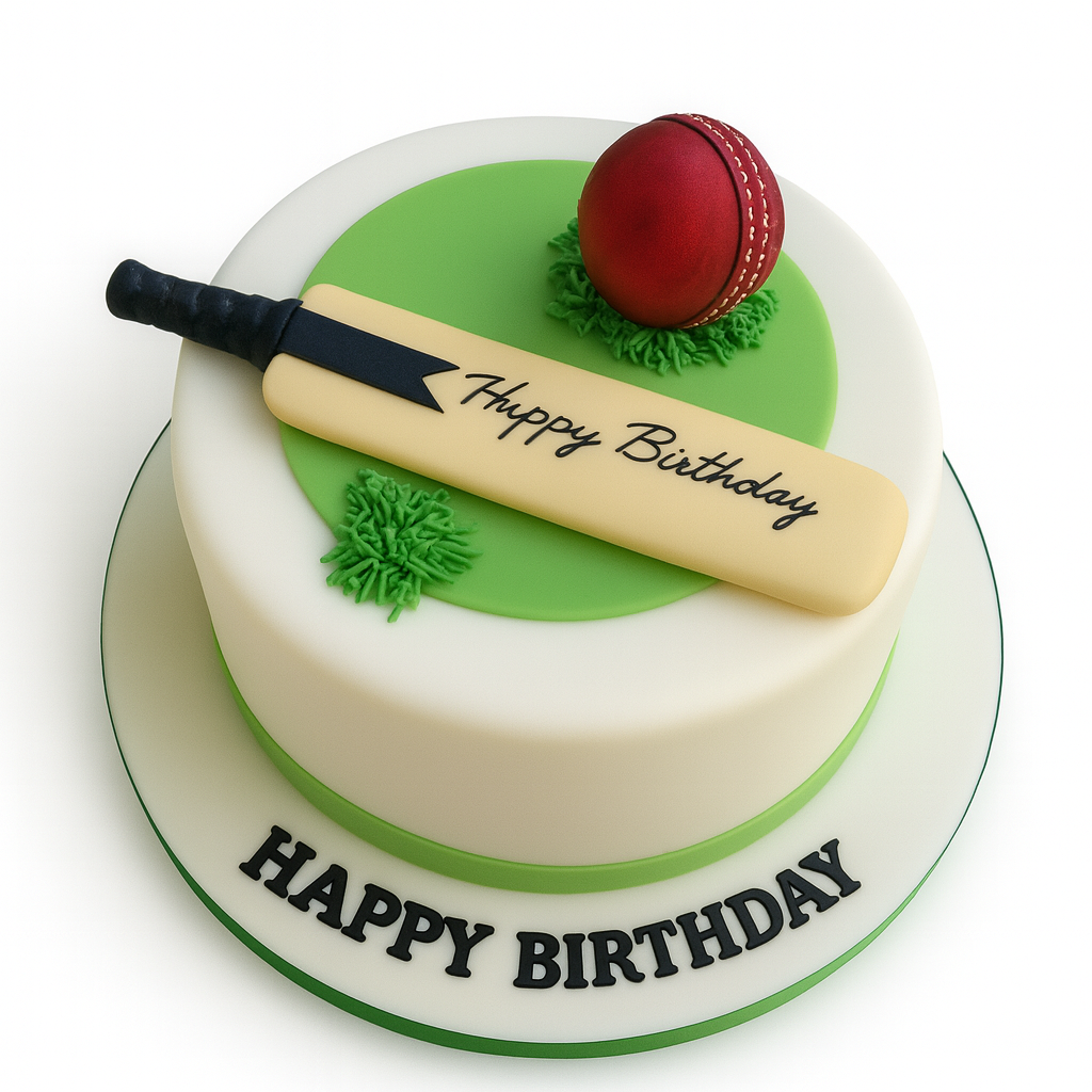Birthday Cake For Cricket Fans