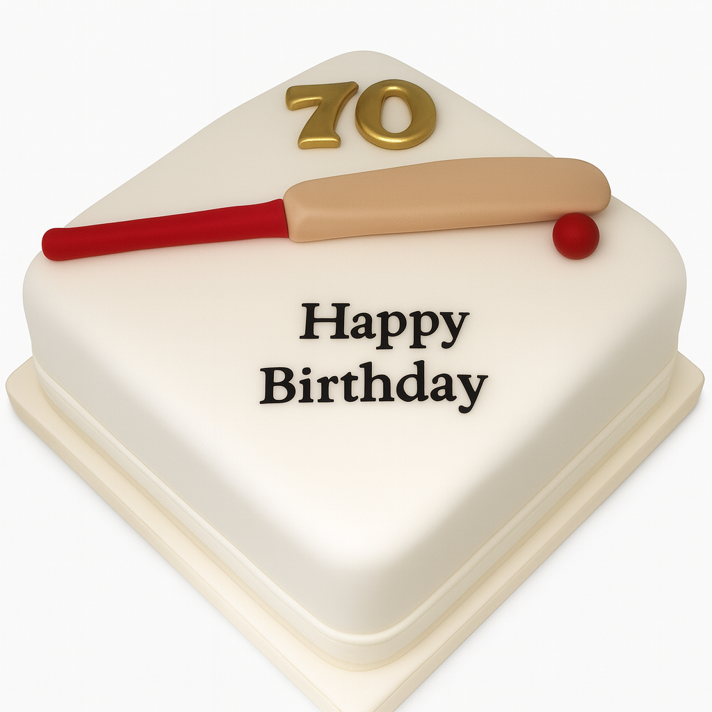 Birthday Cake for Cricket Fans