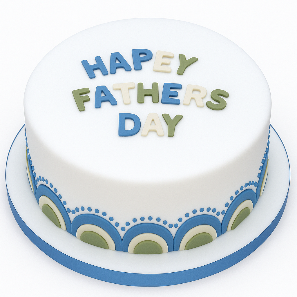Birthday cake for fathers