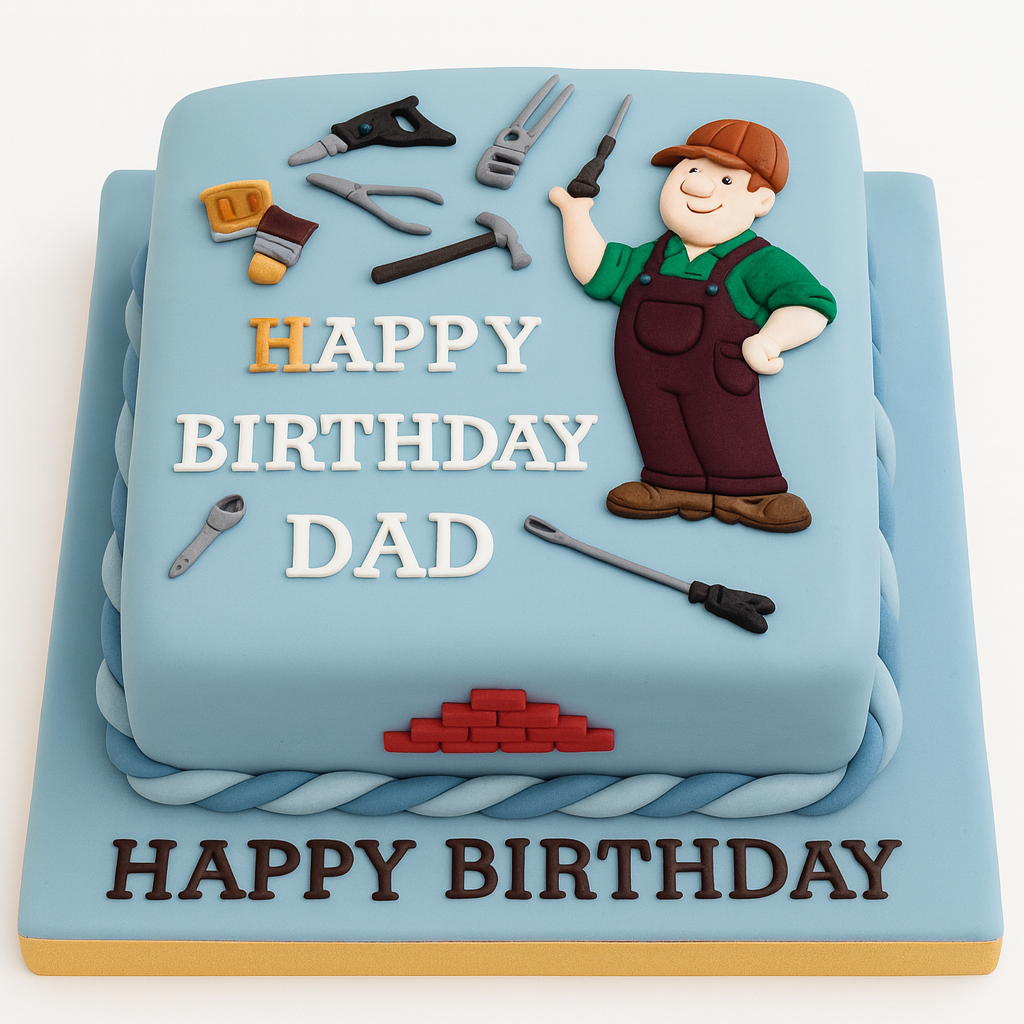 Birthday cake for fathers