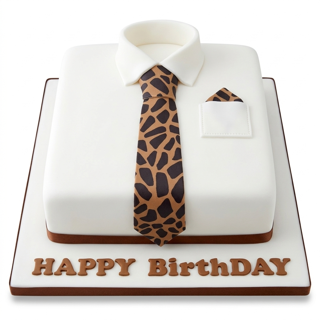 Shirt and Tie Birthday Cake for Men