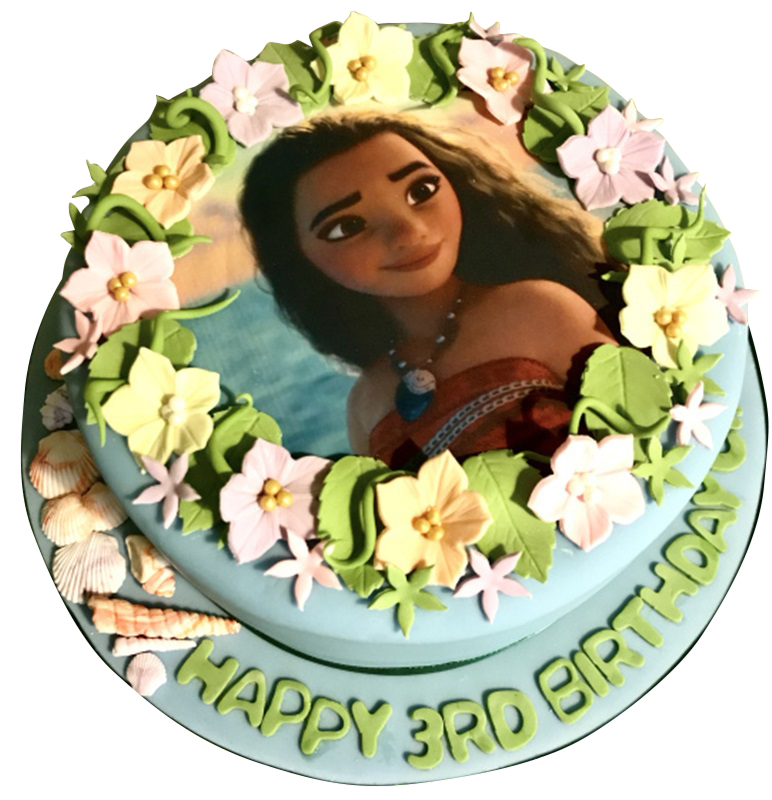 Birthday cake moana