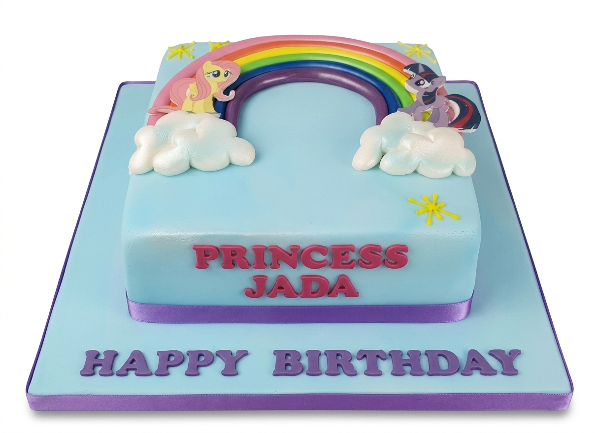 My Little Pony Rainbow Birthday Cake