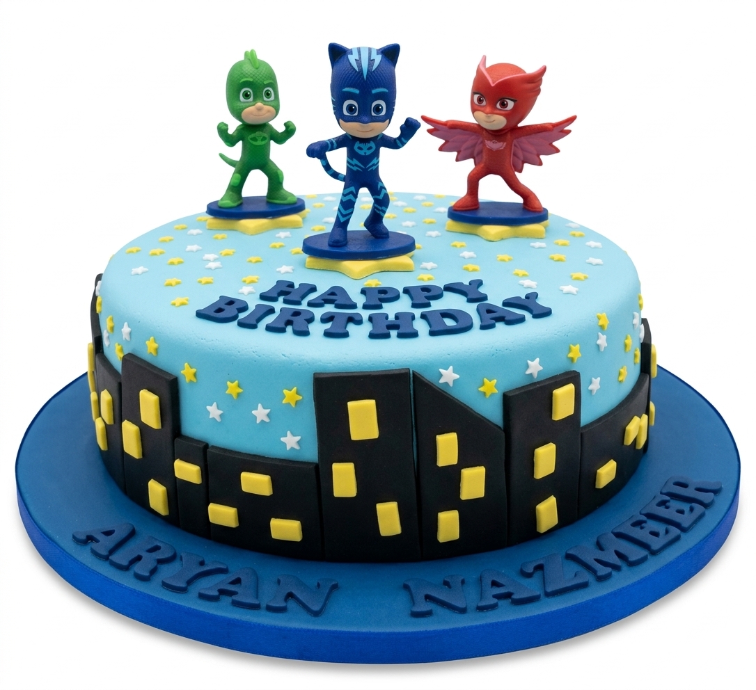 PJ Masks Birthday Cake