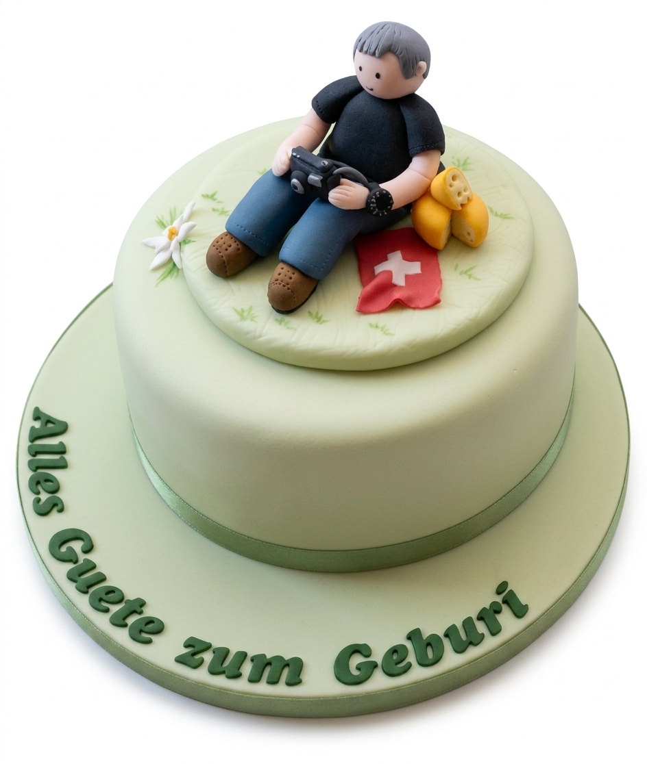 Travel Theme Birthday Cake for Men
