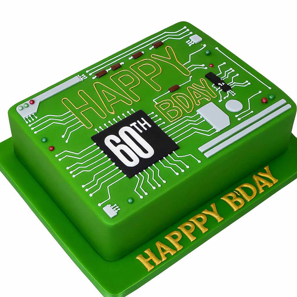 Birthday Computer Cake