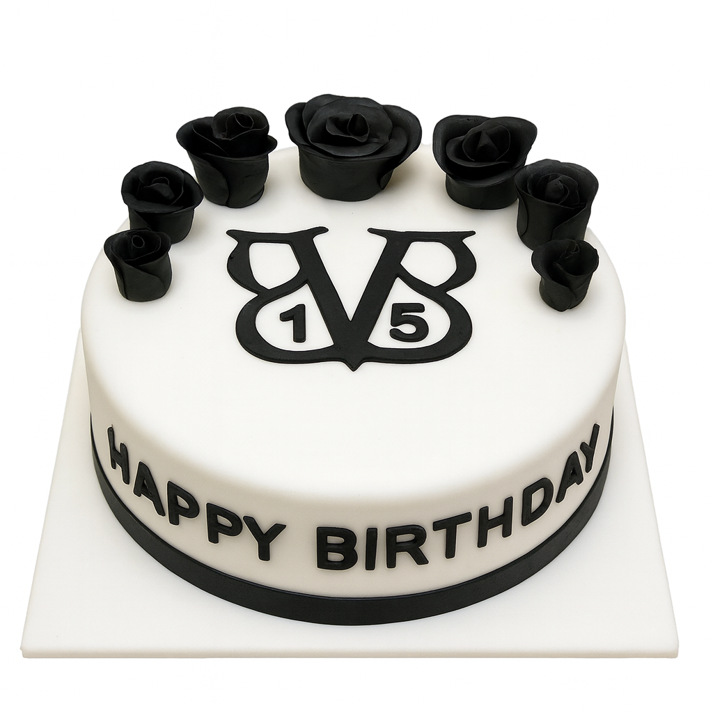 Black Veil Bride Cake