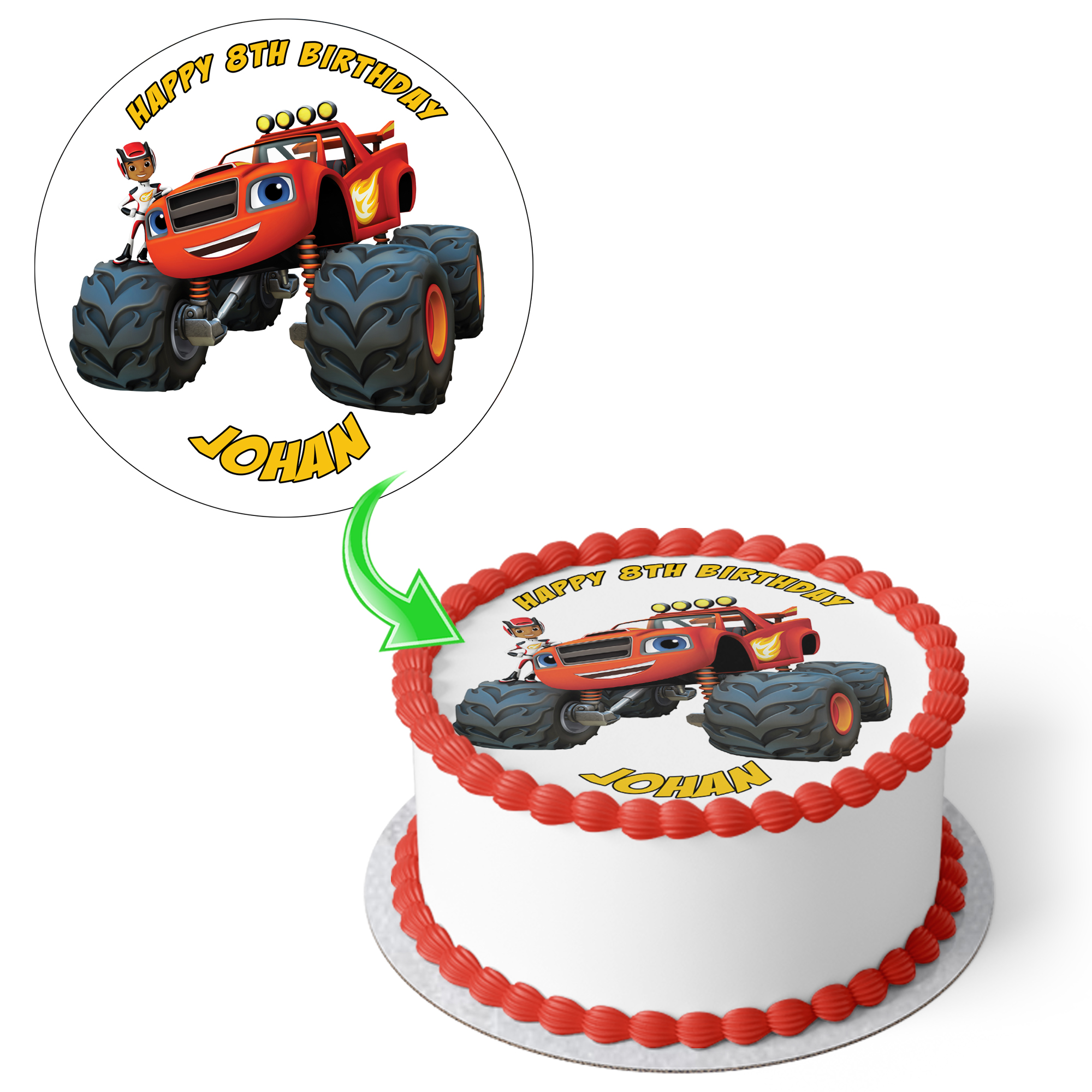 Blaze and the Monster Machines Cake