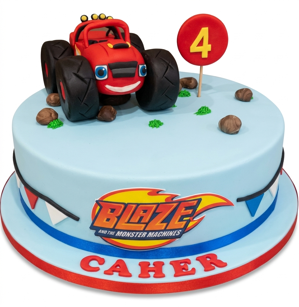 Blaze and the Monster Machines Birthday Cake