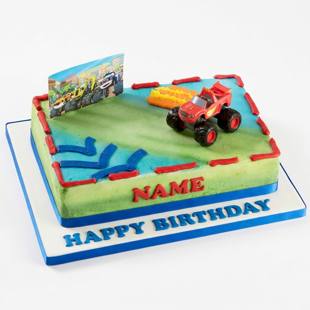 Blaze And The Monster Machine Birthday Cake