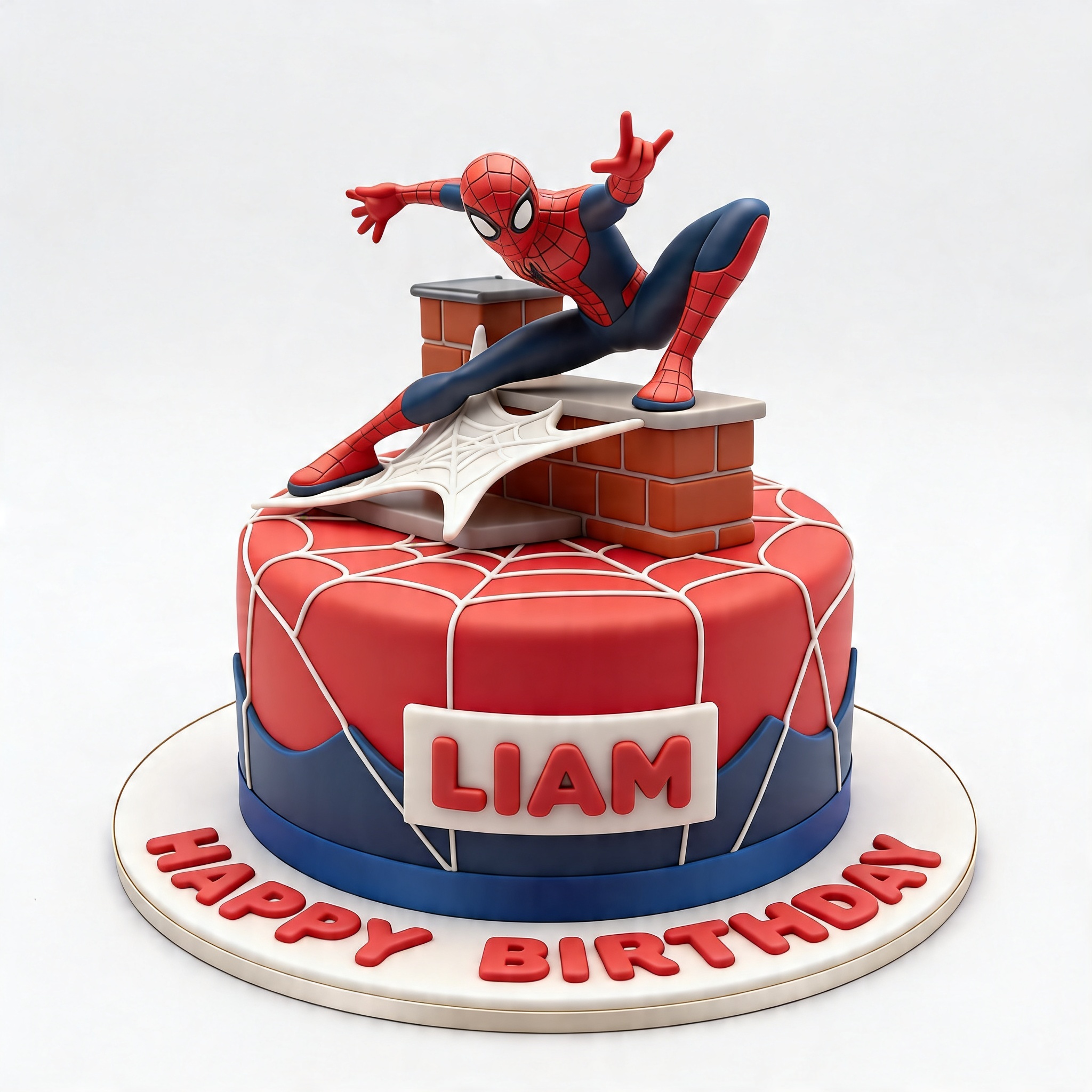 Spiderman Birthday Cake