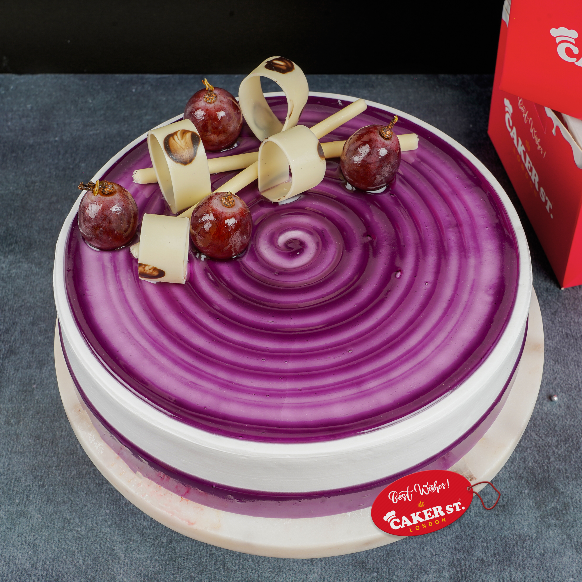 Blueberry Grape Fusion Cake 