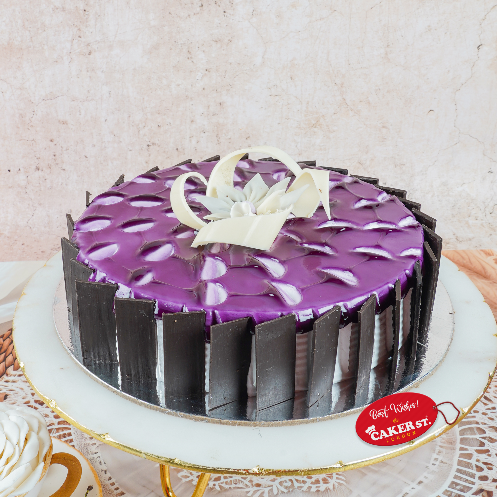 Blueberry Petal Dream Cake